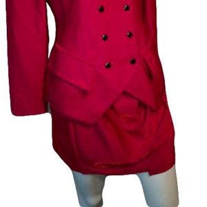 John Murrough Beautiful Shiny Red Skirt Size S